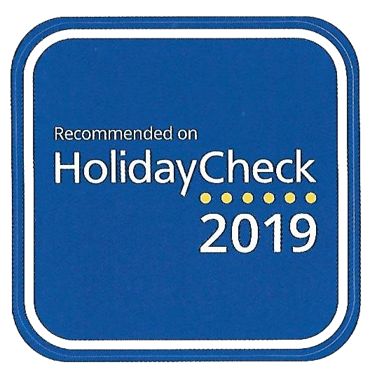 Recommended on HolidayCheck 2019